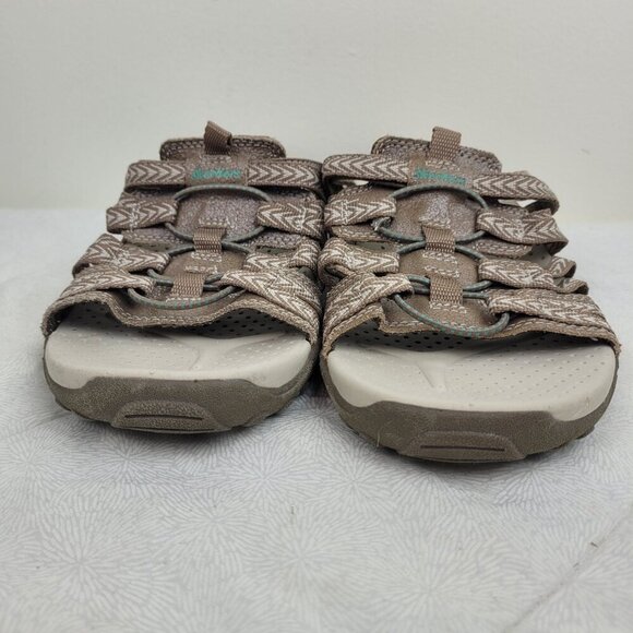 Skechers Outdoor Lifestyle Reggae Repetition tan slide sandals gorpcore beach 9 - Picture 11 of 11